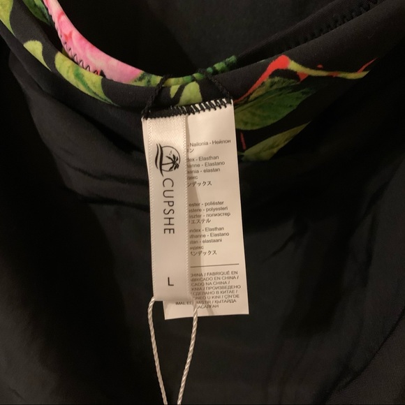 Cupshe Lost Butterfly Shirring One Piece Swimsuit - Picture 6 of 6